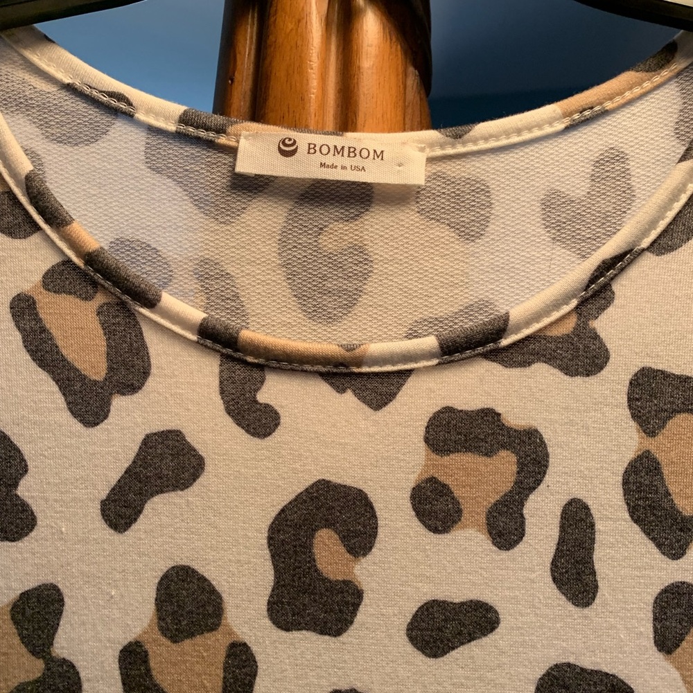 Animal print dress